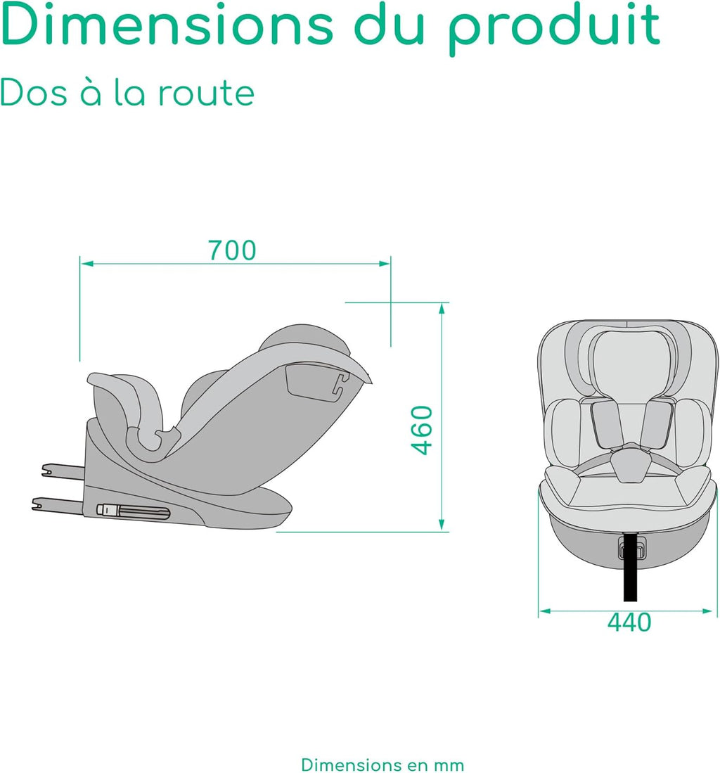 SiègeAuto™ 40-150 cm 0-12 ans