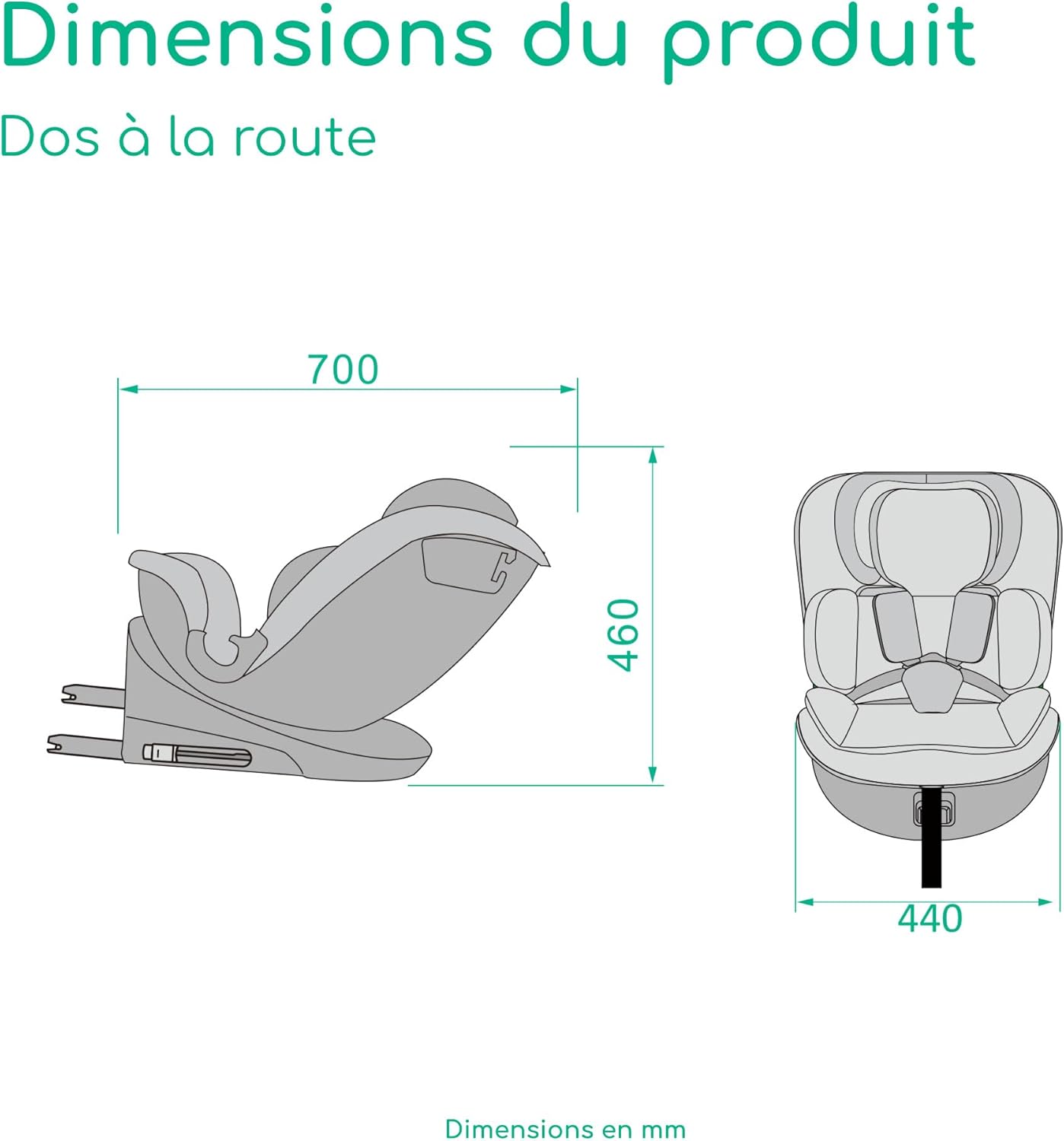SiègeAuto™ 40-150 cm 0-12 ans